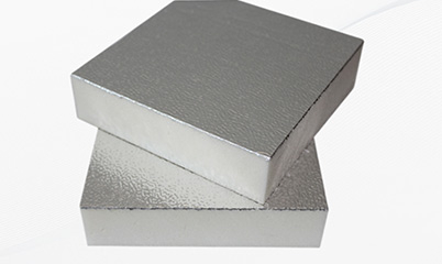 压花铝PIR聚异氰脲酸酯泡沫保温板 RX-PIR-AL 